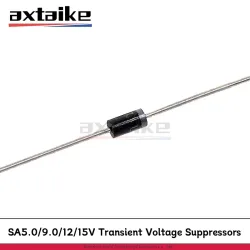 20 Stück SA5.0A SA5.0CA SA9.0CA SA12A SA12CA SA15A SA15CA 5V 12V 15V 500W Bidirektionale Überspannungsschutzdioden TVS-Dioden