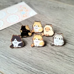 Niedliche kleine Katze Emaille Pins Kawaii Kätzchen Metall Abzeichen Cartoon Tier Brosche für Schmuck Zubehör Geschenke für Katzenliebhaber