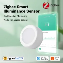 Zigbee Smart Light Sensor Illumiance Detector Echtzeit-LUX-Helligkeitsüberwachung Smart Home Automation für TUYA Smart Life Z2M