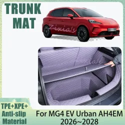 Kofferraummatte für MG4 EV Urban AH4EM 2026~2028 2027 ? Leder-Kofferraumabdeckung, Kratzschutz, Kofferraummatte, Pad, Ablage, Innenraumschutz, Zubehör