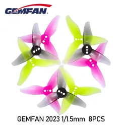 4 Paar Gemfan Hurricane 2023 2X2.3X3 3-Blatt Toothpick Propeller 1mm 1.5mm für RC FPV Racing Freestyle 2-Zoll Toothpick Drohnen