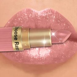 Perlglanz-Rosa-Glitzer-Samt-Lippenstift, metallisch, wasserfest, langlebig, matt, schimmernd, Diamant-Lippenstift, Damen-Make-up, Kosmetik