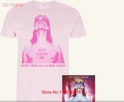 Nick Cave LET LOVE IN PINK ALBUM BUNDLE Hellrosa T-Shirt S-5XL CG942 lange oder kurze Ärmel