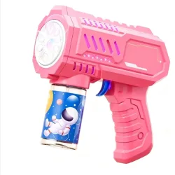 Automatischer Blasenmacher, automatisches Weltraum-Blasenspielzeug, tragbar für draußen, mit farbenfroher Beleuchtung und Lösung für Outdoor-Partys.