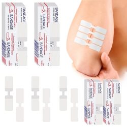 80 schmetterlingsförmige Wundverschlussstreifen, Wundverschluss- und Nahtverband, geeignet für Outdoor-Sport, Reisen und Erste Hilfe.