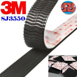 3M Dual Lock 3M Klebeband SJ3550CF SJ3560CF wiederverschließbarer Pilzverschluss 3M wiederverschließbare Befestigungselemente Klebeband Schwarz