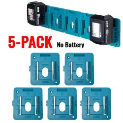 5PCS Batterie Halter für Makita 18V Li-Ion Batterie Werkzeuge Maschine Halter Lagerung Rack Wand Halterung für BL1860 BL1850 (keine Batterie)