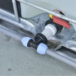 Verlängerungsanschluss für IBC-Tank, S60 IBC-Tank zu 20/25/32mm PE-Rohr-Adapter, Gartenbewässerung Schnellverbinder