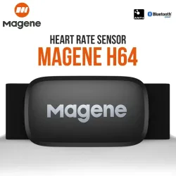 Magene H64 Herzfrequenzsensor Dual Mode ANT Bluetooth mit Brustgurt Fahrradcomputer Fahrrad für Wahoo Garmin Sportmonitor