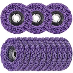 1PCS 100/115/125mm Korallen Disc Poly Streifen Disc Diamant Schleifen Rad Klappe Disc für Winkel Grinder farbe Rost Entfernung Sauber Schleif