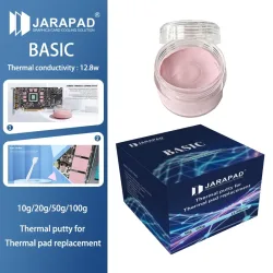 JARAPAD BASIC Wärmeleitpaste für VGA GPU IC Prozessor, schnelle Kühlung, Wärmeleitpad-Ersatz, Wärmeblockierende Paste, hohe Leistung
