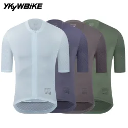 YKYWBIKE Herren Classic Radtrikot Sommer Fahrrad Pro Team Kurzarmshirt Radfahren Maillot Rennrad Atmungsaktive Kleidung