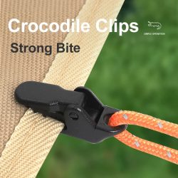 10/20/50 stücke Robuste Zelt Clips Outdoor Plane Clips Anti-wind Feste Camping Zelt Haken Krokodil Klemme Clip für Outdoor Camping