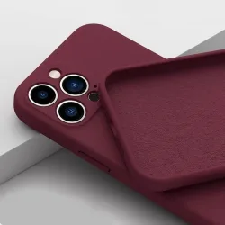 Luxuriöse Original-Handyhülle aus Flüssigsilikon für iPhone 18, 17, 16, 15, 14, 13, 12 Pro Max Plus, weiche Stoßfänger-Rückseite