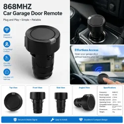 Für Hormann HSZ1 868 BS Handsender Auto Zigarette Leichter Klon HSE4 868 BS 868 MHZ BiSecur Garage Fernbedienung