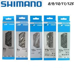 SHIMANO Fahrradketten 6/7/8/9/10/11/12-fach Ketten 116L 118 126 Glieder für Rennräder Original MTB-Kette mit Magic-Link