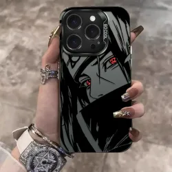 Anime N-Naruto Itachi Handyhülle für iPhone 17 17e 16e 16 15 14 13 12 11 mini Pro Max 8 7 Air Plus Sturzsichere Matte Rückseite