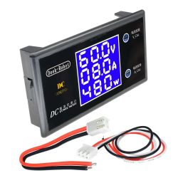 LCD Digital Voltmeter Amperemeter Wattmeter Spannung Strom Leistungsmesser Volt Detektor Tester Monitor DC 0 bis 100 V 10 A 1000 W