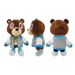 26 cm Kawaii Kanye Dropout Bär Teddybär Plüschtiere Kanye West Abschluss Weiche Angefüllte Home Room Decor Geburtstagsgeschenk