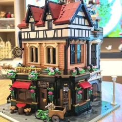 Raumdekoration 3266 Teile Architektur-Baustein-Set Haus-Bausteine für Erwachsene Geburtstags- und Weihnachtsgeschenke