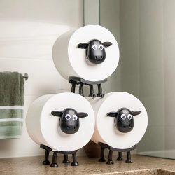3/2/1 Satz Toilettenpapierhalter ? Rollhalter und Zubehör für das Badezimmer ? Unabhängiger Toilettenpapierhalter ? Black Sheep-Design