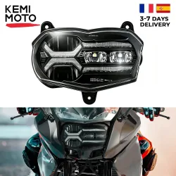 Passend für BMW F800ST 2006?2012, F800S, F 800GT, 800GT 2011?2019, Motorrad-Upgrade, LED-Scheinwerferprojektor, E-Mark-Frontscheinwerfer-Baugruppe