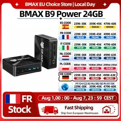 BMAX B9 Power Mini-PC Intel Core i9-12900H 14 Kerne Max. 5,0 GHz 24 GB RAM 1 TB SSD WiFi 6 Bluetooth HDMI USB
