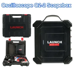 LAUNCH X431 Oszilloskop O2-2 Scopebox 4 Kanäle 100MHz USB DC Kompatibel mit PRO3S+ V5.0 / PAD V elite / X431 V 5.0 / V+ /PRO3S+ V5.0 OBD2 Diagnosewerkzeugen