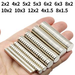 Superstarker Neodym-Magnet N35 NdfeB Permanentmagnet imanes Runde leistungsstarke Magnete Kühlschrankmagnet 2x2/6x2/6x3/10x3