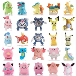 20 cm Amin Pokemon Cyndaquil Quilava Totodile Plüschtiere Niedliche Poliwag Chikorita Puppe Cartoon Clefairy Blissey Plüschtier Kindergeschenke