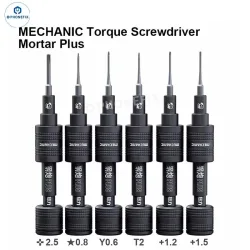MECHANIC Mortar Plus Drehmomentschraubendreher Rutschfeste rotierende Dual-Lager-Schraubendreher Mobile Tablet-Uhr Demontage Reparaturwerkzeug