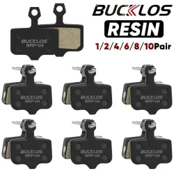 BUCKLOS Harz-Scheibenbremsbelag für SRAM AVID Verschleißfeste hydraulische Bremsbeläge MTB-Bremsbeläge für DB3 DB5 ELIXIR Fahrradteile