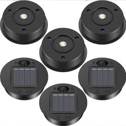 7 cm/8 CM Solar Licht Ersatz Top 1,2 V Wasserdichte LED Solar Panel Laterne Deckel Licht Solar Laterne top Outdoor Decor Garten