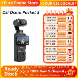 DJI Osmo Pocket 3, 1-Zoll-Hochleistungssensor, 4K/120fps, 2-Zoll-drehbarer Touchscreen, original Osmo Pocket 3