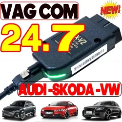 2025 VCDS VAGCOM-Schnittstelle VCDSCAN HEX V2 Update 24,7 FÜR VW Für AUDI Skoda Seat Mehrsprachiges Auto Autocom Diagnosetools