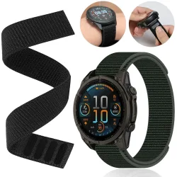 26mm 22mm 20mm Hakenschlaufe Nylonarmband für Garmin Fenix 8 E 7 7X 7 Pro 6 6X 6S Pro 5 S Plus Sportarmband Forerunner 935 945 Band