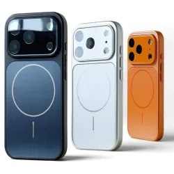 Original Mattes AG-Glas Magnetisches Handyhülle für iPhone 17 Pro Max 12 13 14 15 16 Plus 11 Air für Magsafe Cover Funda Coque