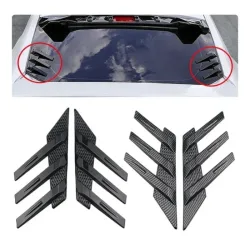Auto-Heckscheiben-Seitenspoiler Heckflügel-Zierleiste Seitenlüftungsöffnungen Dekoration Universelle Fensterjalousien Außendekoration