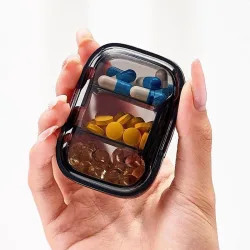 1/2/3Pcs Mini Medizin Pillen Box Medikament Lagerung Box Pillen Dispenser Pille Veranstalter Tablet Pillbox fall Container Tragbare