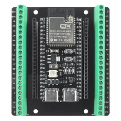 ESP32-S3 Entwicklungsboard mit Erweiterungsadapter-Kit 2,4G WLAN BT Modul MCU ESP32-S3WROOM1 N16R8 44-Pin Typ-C ESP32-S3