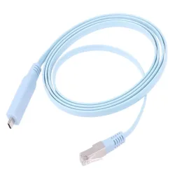 USB C 3.1 zu RJ45 Konsolenkabel FTDI Chip Serieller Draht RS232 für Cisco Router RJ 45 Konverter Switch Line Typ-C Verlängerungskabel