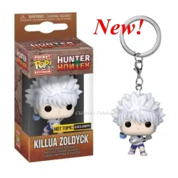 Neue FUNKO POP Tasche Schlüsselbund Hunter Killua Zoldyck PVC Action Figure Sammlung Modell Tasche Anhänger Spielzeug für Geschenke
