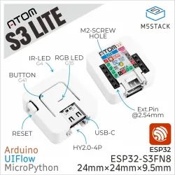M5Stack Offizielles ATOMS3 Lite ESP32S3 Entwicklungs-Kit