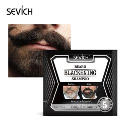 15ml 5 Minutes Blackening Beard Shampoo Dye Beard Botanical Herb Natural Faster Blacken Beard Shampoo Hair Color