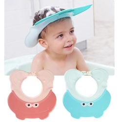 Baby Adjustable Shampoo Cap Infant Wash Hair Eye Ear Protector Caps Soft Kids Bath Shower Ear Shield Hat Children Wash Hair Care