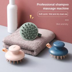 3 Colors Silicone Head Body Scalp Massage Brush Comb Shampoo Hair Washing Comb Shower Brush Bath Spa Slimming Massage Brush