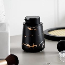 Nordic Ceramic Liquid Soap Dispenser Bottle Shower Gel Shampoo Bottle Hand Press Foam Dispenser Kitchen Bathroom Accessories Set