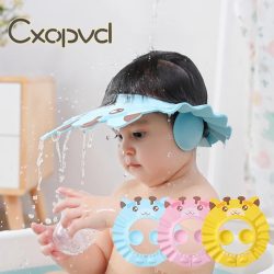 Baby Shower Cap Bathing Cap,Soft Adjustable Visor Hat Safe Shampoo Shower Bathing Protection Bath Cap for Toddler, Baby, Kids