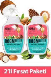 Boom Butter Hair Care Shampoo 2'li Package