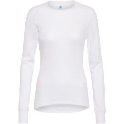 Odlo Active Warm Base Layer Shirt für Damen - Wandern, Ski & Snow - weiss, XS